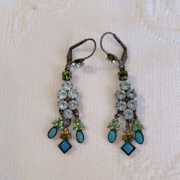 Sorelli Necklace & Earrings Set with Multicolored Crystals - Picture 5 of 6